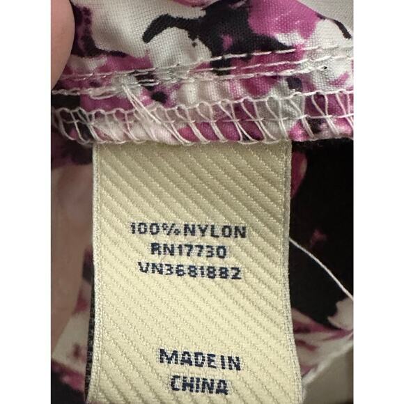 JEAN PAUL GAULTIER for Target Purple Floral Nylon Dress - Sz XS - Picture 4 of 5